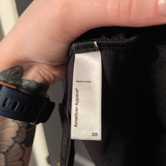 American Apparel MicroMesh Gloria V Bodysuit - Picture 3 of 5